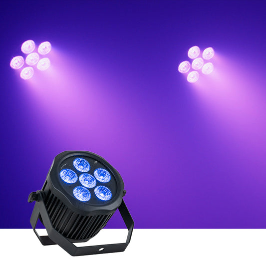 Hire - BATTERY PARCAN WITH WIRELESS DMX of Event PAR6X12OB  IP65