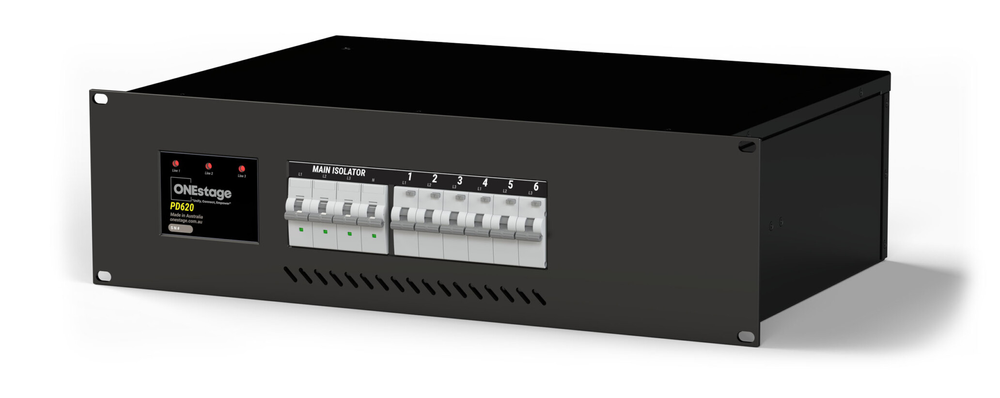 ONESTAGE PD620-G MOUNTABLE 3-P PWR DISTRO 6 OUTLET