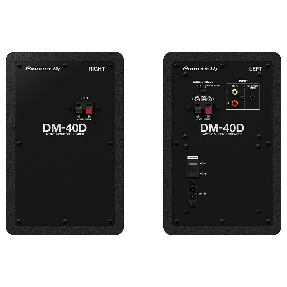 Pioneer DM40D 4" Active Studio Monitors (Pair)