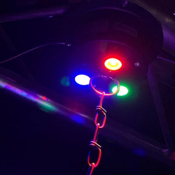 CR Lite Mirror Ball Motor With Red Green Blue 1W LED Light Capacity 3.5kg