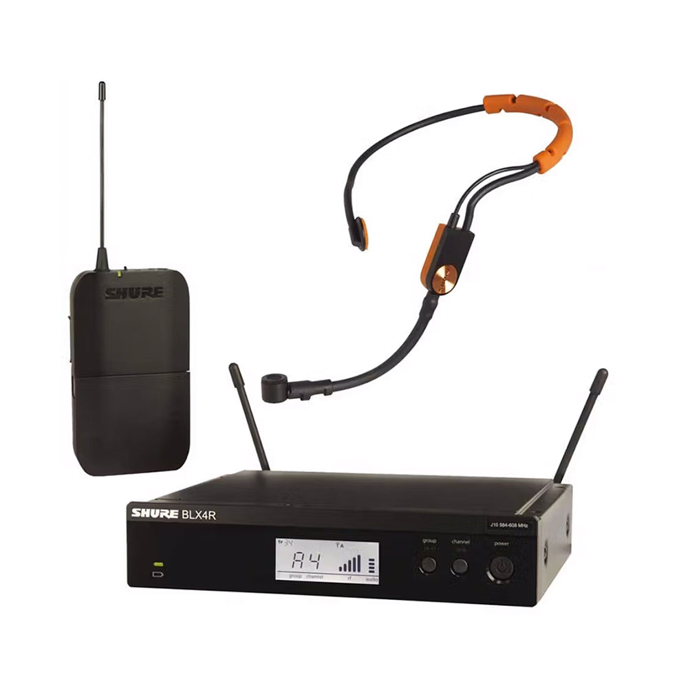 Shure BLX14R SM31 Wireless Headset Mic System K14 (Rack) – Pro Sound ...