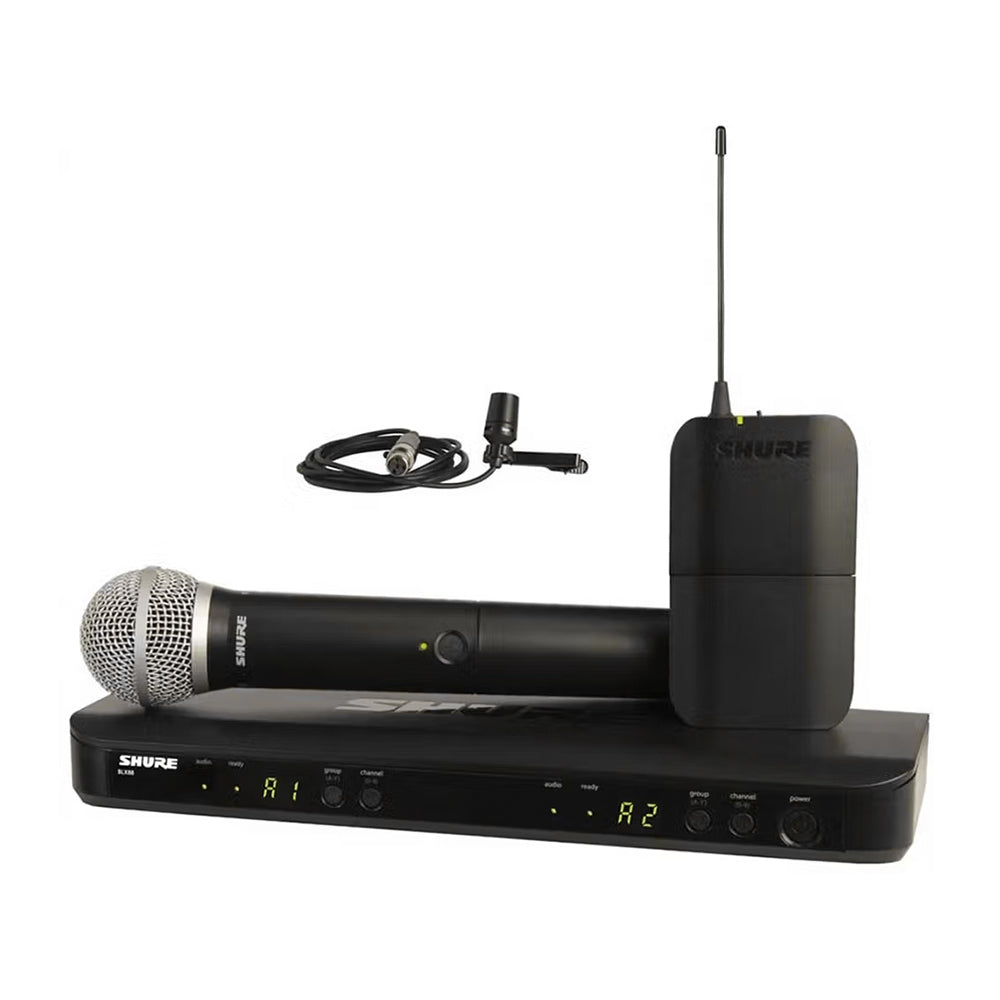 Shure BLX PG58 / CVL Dual Wireless Mic System K14