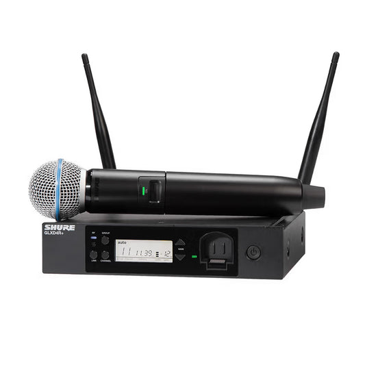 Shure GLXD24R+ / B58 Digital Wireless Rack System BETA58A Vocal Microphone