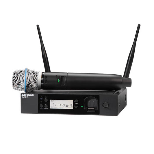 Shure GLXD24R+ / B87A Digital Wireless Rack System w/ BETA87A Vocal Microphone