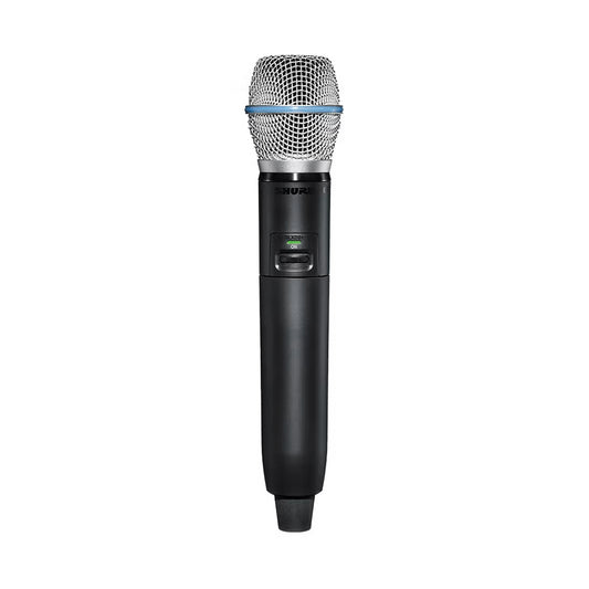 Shure GLXD2+ / B87A Digital Wireless Dual Band Handheld Transmitter Beta 87A Vocal Mic