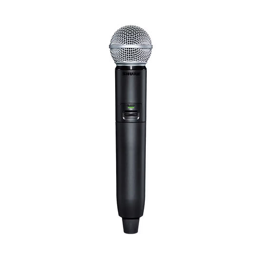 Shure GLXD2+ / SM58 Digital Wireless Dual Band Handheld Transmitter w/ SM58 Vocal Mic