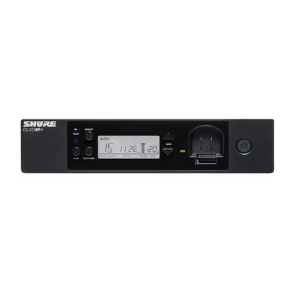 Shure GLXD4R+ Digital Wireless Dual Band Half-Rack Receiver