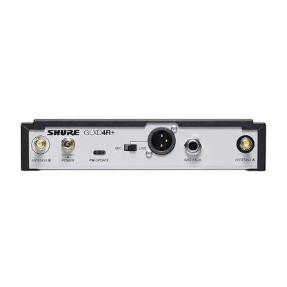 Shure GLXD4R+ Digital Wireless Dual Band Half-Rack Receiver