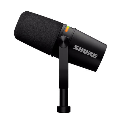 Shure Motiv MV7+ USB / XLR Dynamic Podcasting Microphone w/ LED Touch Panel (Black)