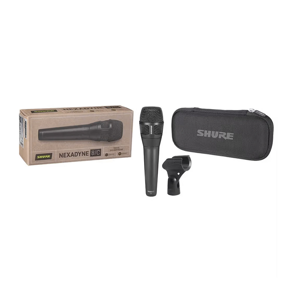 Shure Nexadyne N8/C Cardioid Dynamic Vocal Microphone (Black)