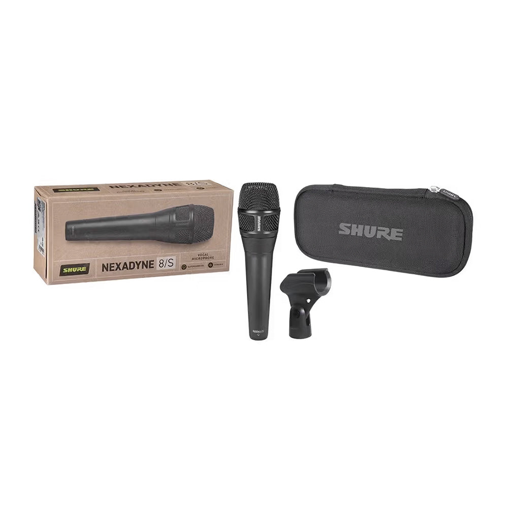 Shure Nexadyne N8/S Supercardioid Dynamic Vocal Microphone (Black)