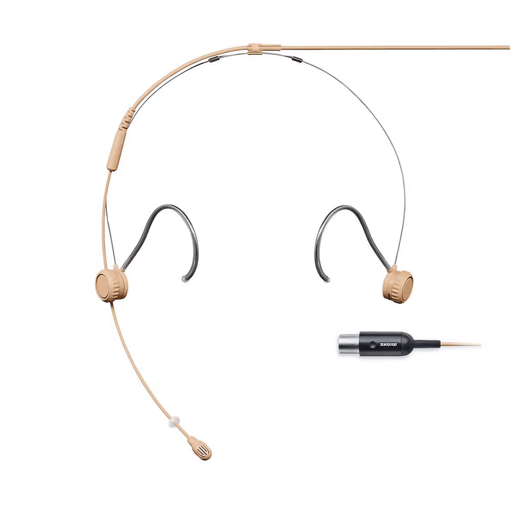 Shure TH53TO-MTQG TwinPlex TH53 Miniature Headset Microphone (Tan)