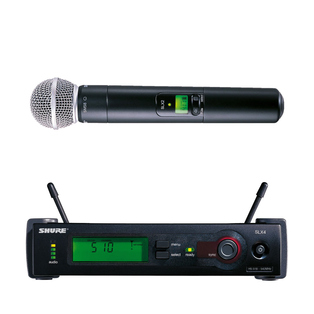 Hire - Shure SLX2 with SM58 Wireless Mic