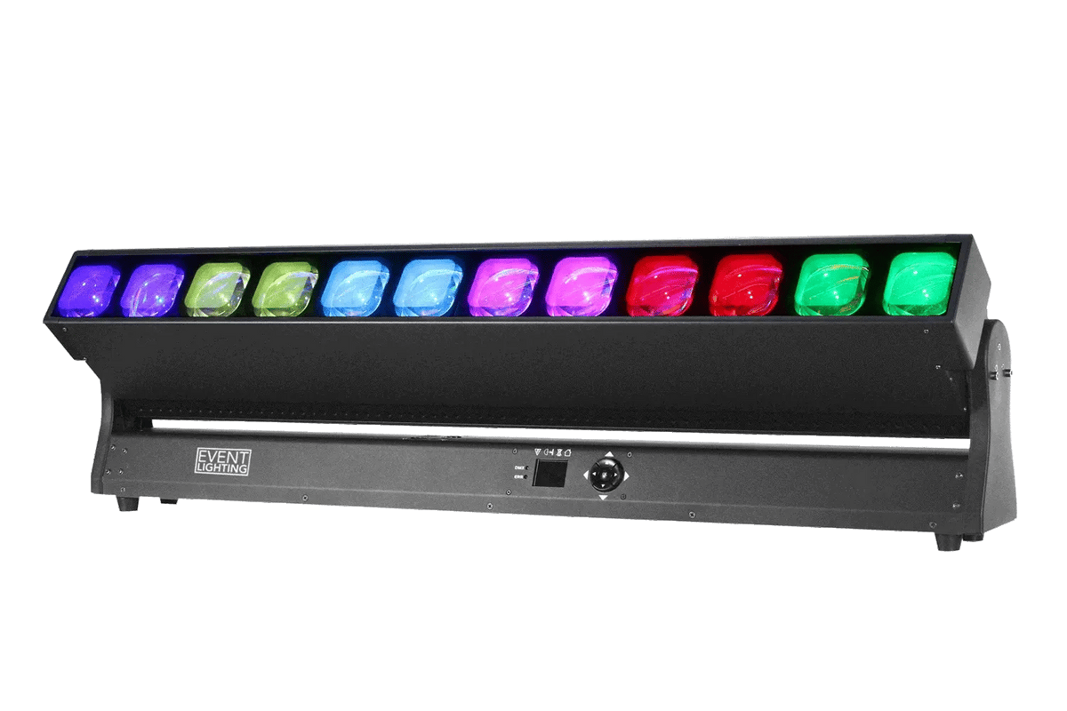 Tilt Led Screen EVENT LIGHTING SURF12X60 - Tilt bar with zoom 12 x 60W RGBW LEDs – Pro ...