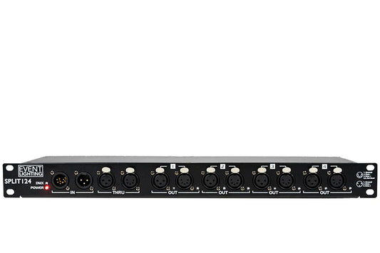 Event Lighting  SPLIT124 - 4-way DMX Splitter