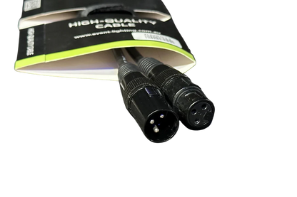 Event Lighting XLR3M3F3 3 Pin DMX Cable 3m