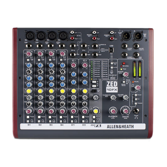 Hire - Allen & Health ZED10FX - 10 Channel Analog Mixer with Effects