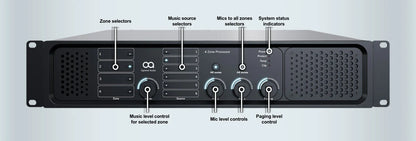 Optimal Audio Zone 4  / 4-Zone Audio Controller with DSP & Web App Control