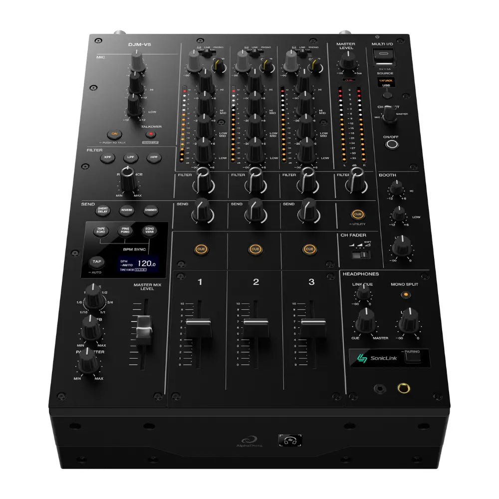 AlphaTheta DJM-V5 DJ Mixer 3-channel