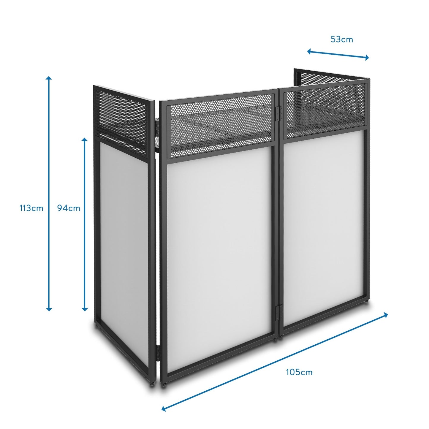Vonyx DB4 Professional Foldable DJ-Booth System