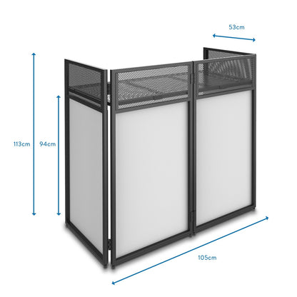 Vonyx DB4 Professional Foldable DJ-Booth System