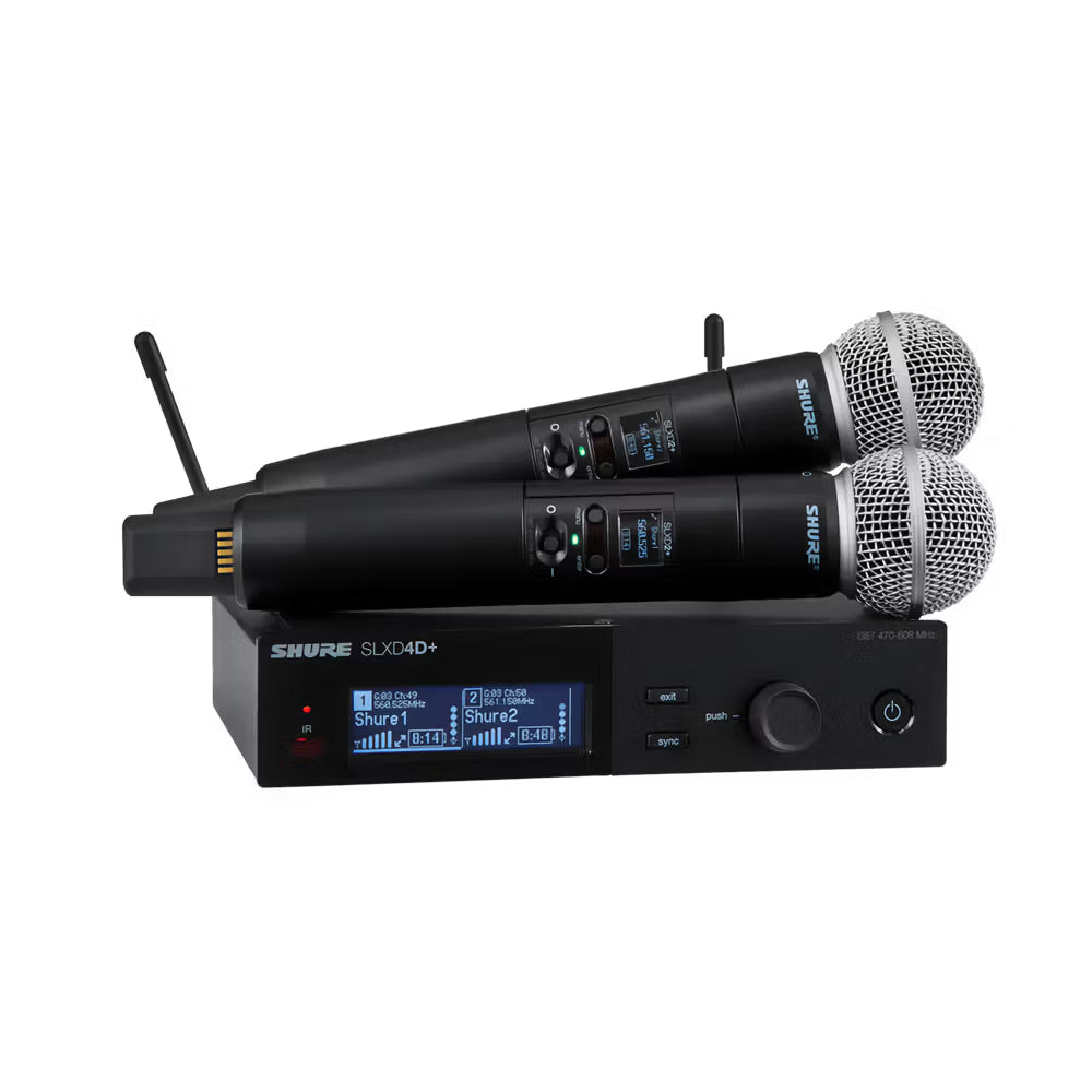 Shure SLX-D-24D2/S58 Digital SM58 Dual Handheld Wireless System (H58 Band)