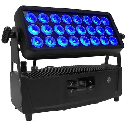 HIRE - Event Lighting DELUGE24X12BH Outdoor Battery Powered 24 x 12w RGBWAU Brick Style Wash