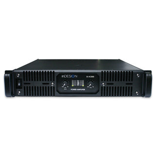 inDESIGN 2 Channel Power Amp 2 x 1200w @ 8 2 x 1850w @ 4, Class H, 2RU