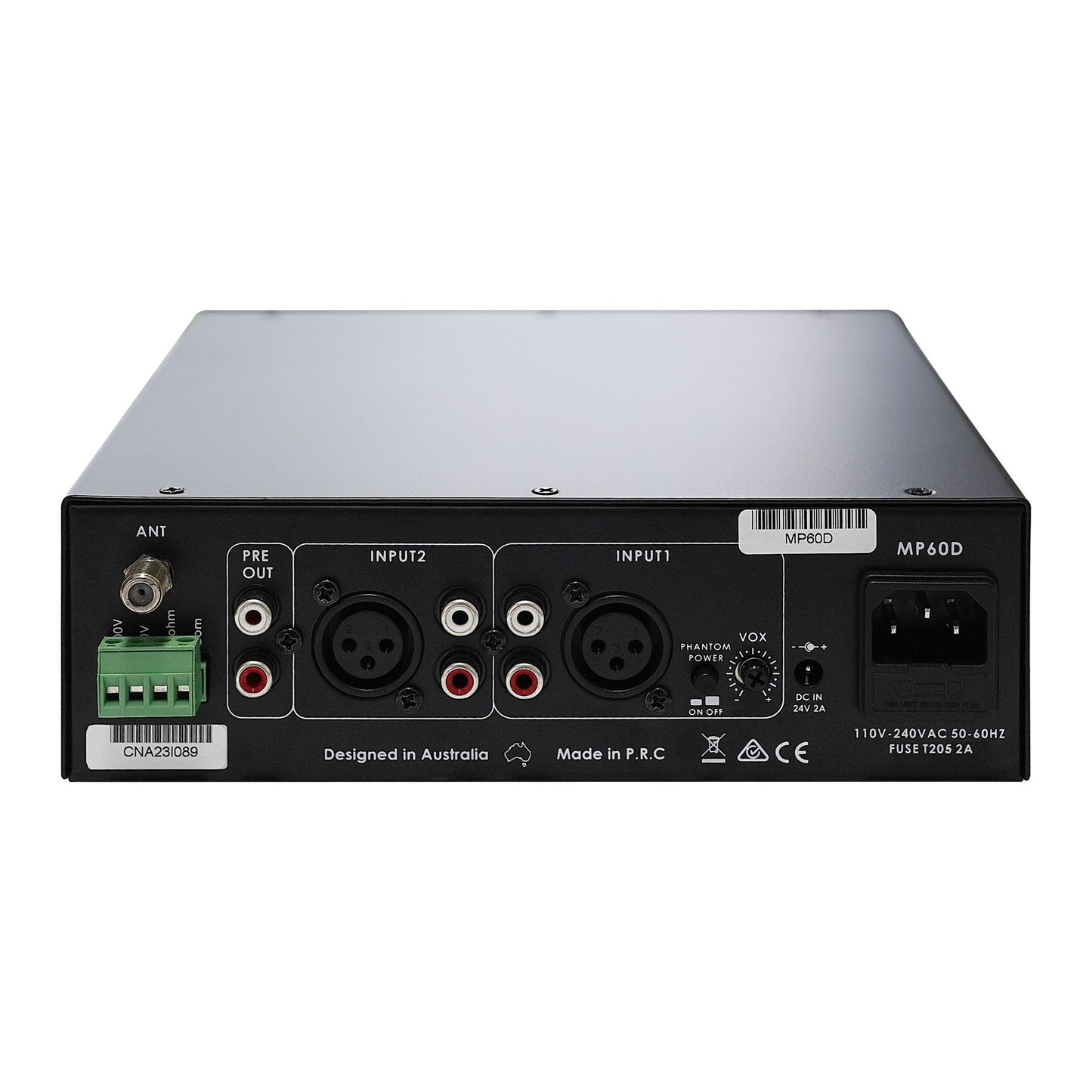 inDESIGN MP60D 60watt 100v line mixer amp, tuner, MP3, Bluetooth DAB