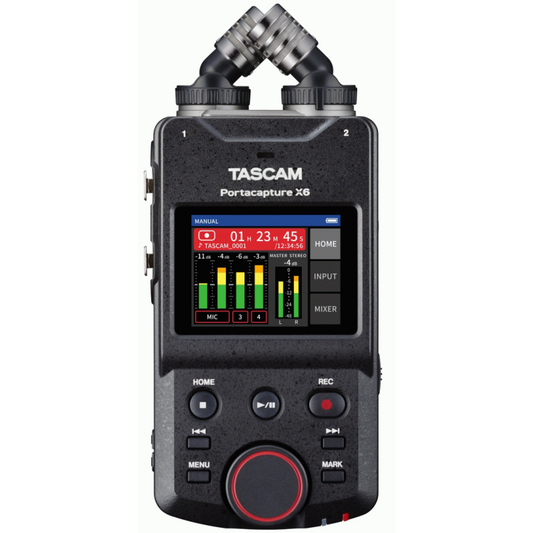 TASCAM PORTACAPTURE X6 HANDHELD MULTITRACK RECORDER