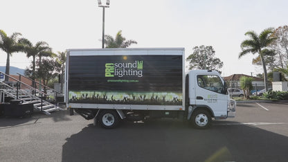 Hire - Trailer Stage is a fully functional stage the size of a standard trailer.