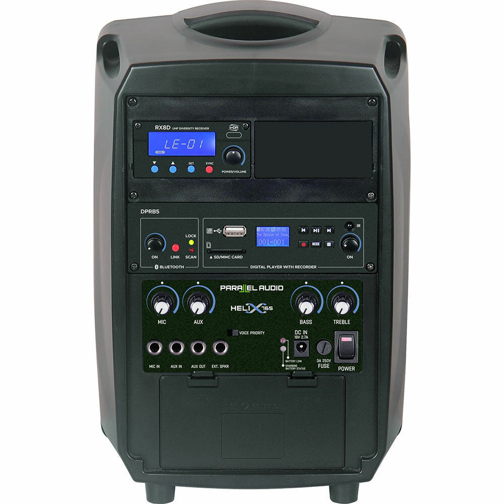 Hire - Parallel Audio 6.5" HX-765 Portable PA System & Handheld Mic 70W