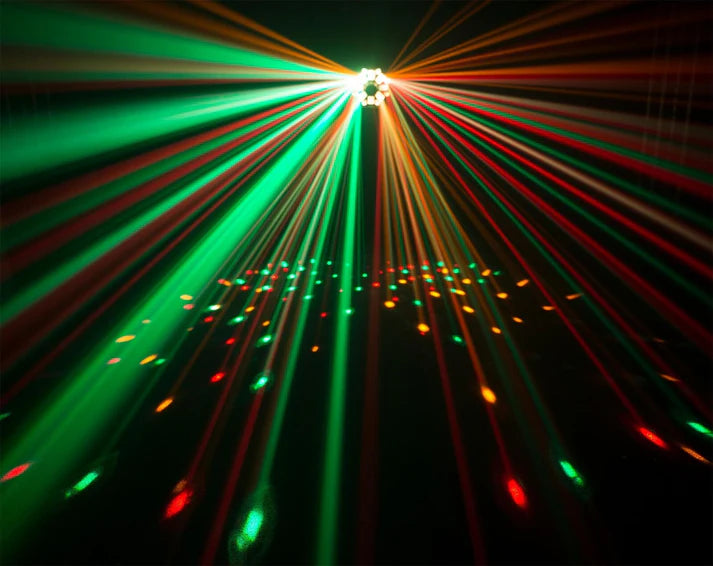 CR-Lite Mix Swarm Wash FX 4-in-1 Derby Wash Light Effect w/ Strobe Laser DMX