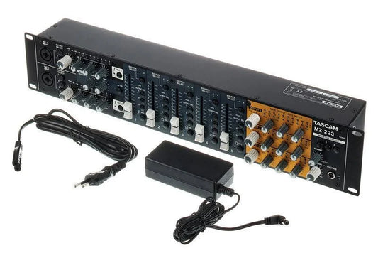 TASCAM MZ-223 PRO MIXER W/ BGM & PAGING TO 3 ZONES