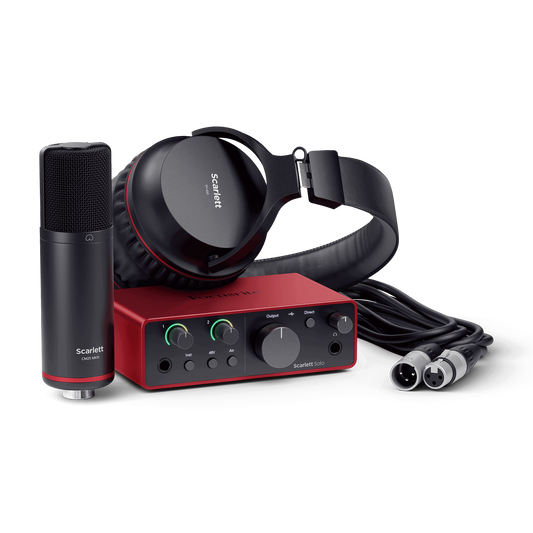 Focusrite Scarlett Solo Studio G4 USB Interface w/ Mic & Headphones