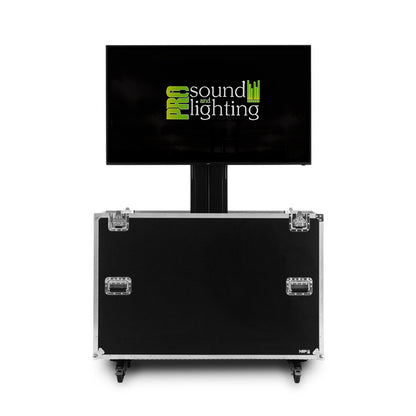 Hire - 55" LCD TV with Flight Case with Lift & Casters