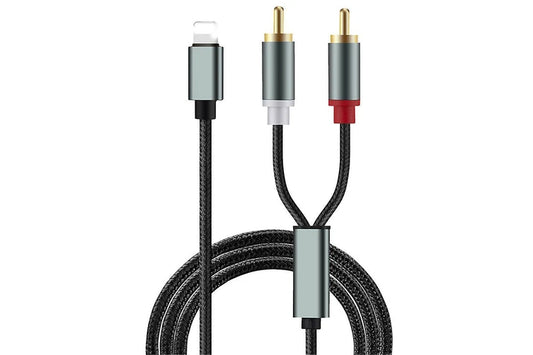 STEREO RCA (M) TO LIGHTNING CABLE