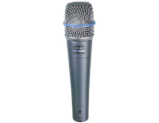 Shure Beta 57A Dynamic Lo Z Instrument SuperCardioid Mic