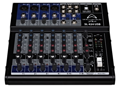 SL424USB Wharfedale Compact studio/live mixing console with USB