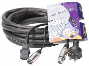 SoundKing Power and Signal XLR Lead Combo PCAC5 5m