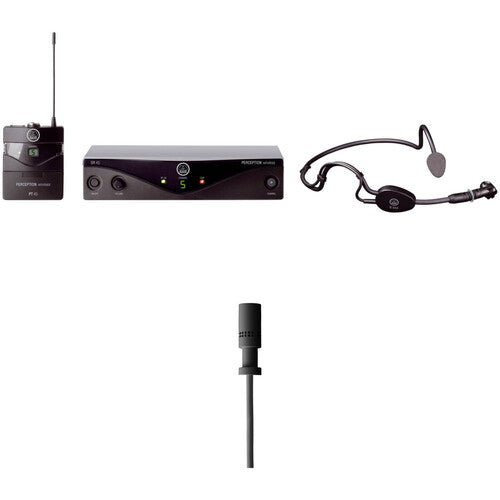 AKG Perception Wireless Sports Set with Cardioid Lavalier Microphone Kit (A: 530 to 560 MHz)