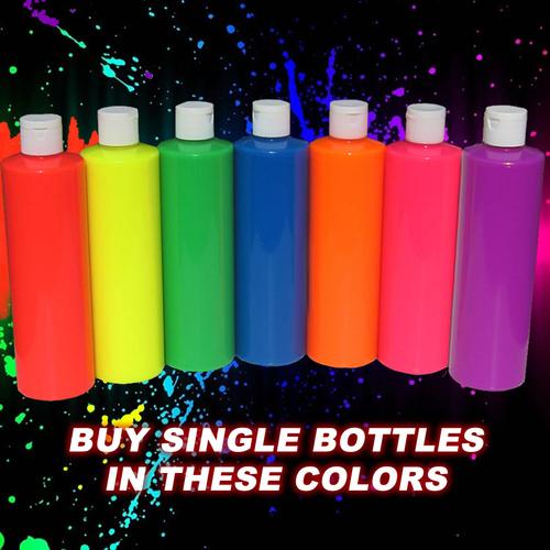 Neon / Glow  Party Paint single bottle