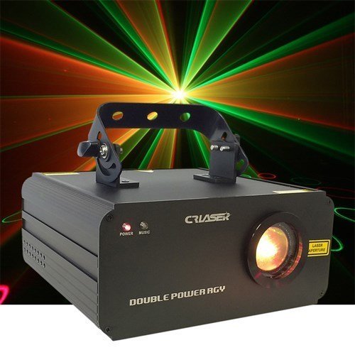 CR Dbl Pwr Red, Green, Yellow Laser (50mw G + 100mw R)