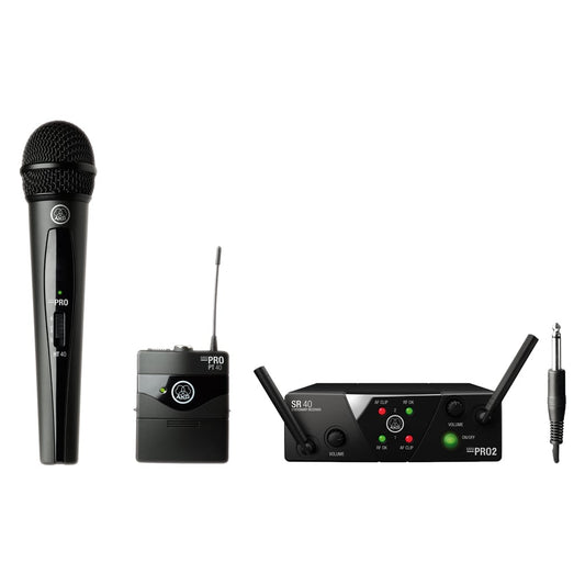 AKG WMSS40DVIAC Mini Dual Wireless Combo Microphone System – Band A/C