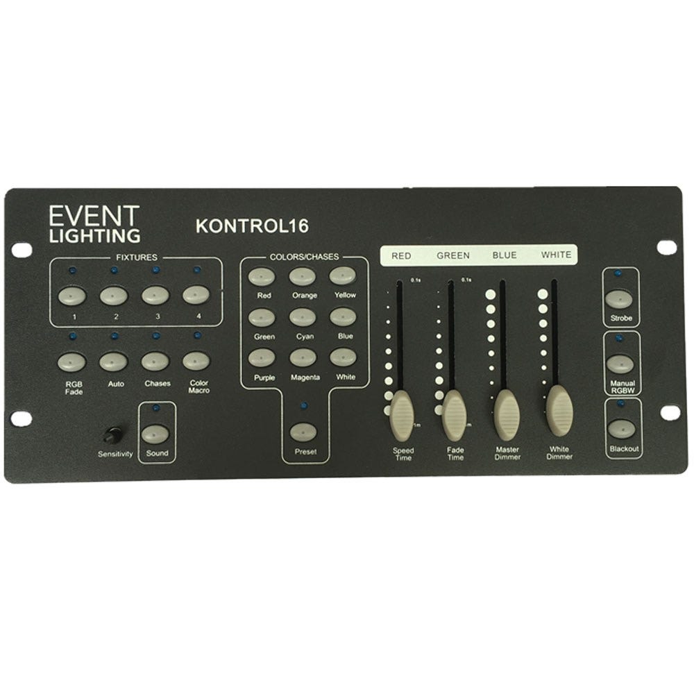 Event Lighting KONTROL16 - 4x RGBW Fixture DMX Controller