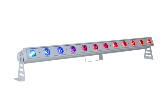 Event Lighting PIXBAR12X12W - 12x 12 W RGBWAU Pixel Control Bar (White)