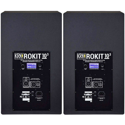 KRK ROKIT RP103G4 10" 3-Way Studio Monitors (Black Pair)