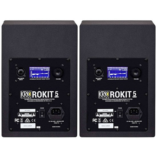 KRK ROKIT RP5G4 5" Studio Monitors (Black Pair)