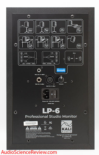 Kali Audio LP-6 2 Way Active  LP6Nearfield Studio monitors 6.5" Woofer Speaker (Each)