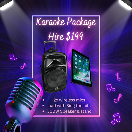 Hire - Karaoke Sound System Package